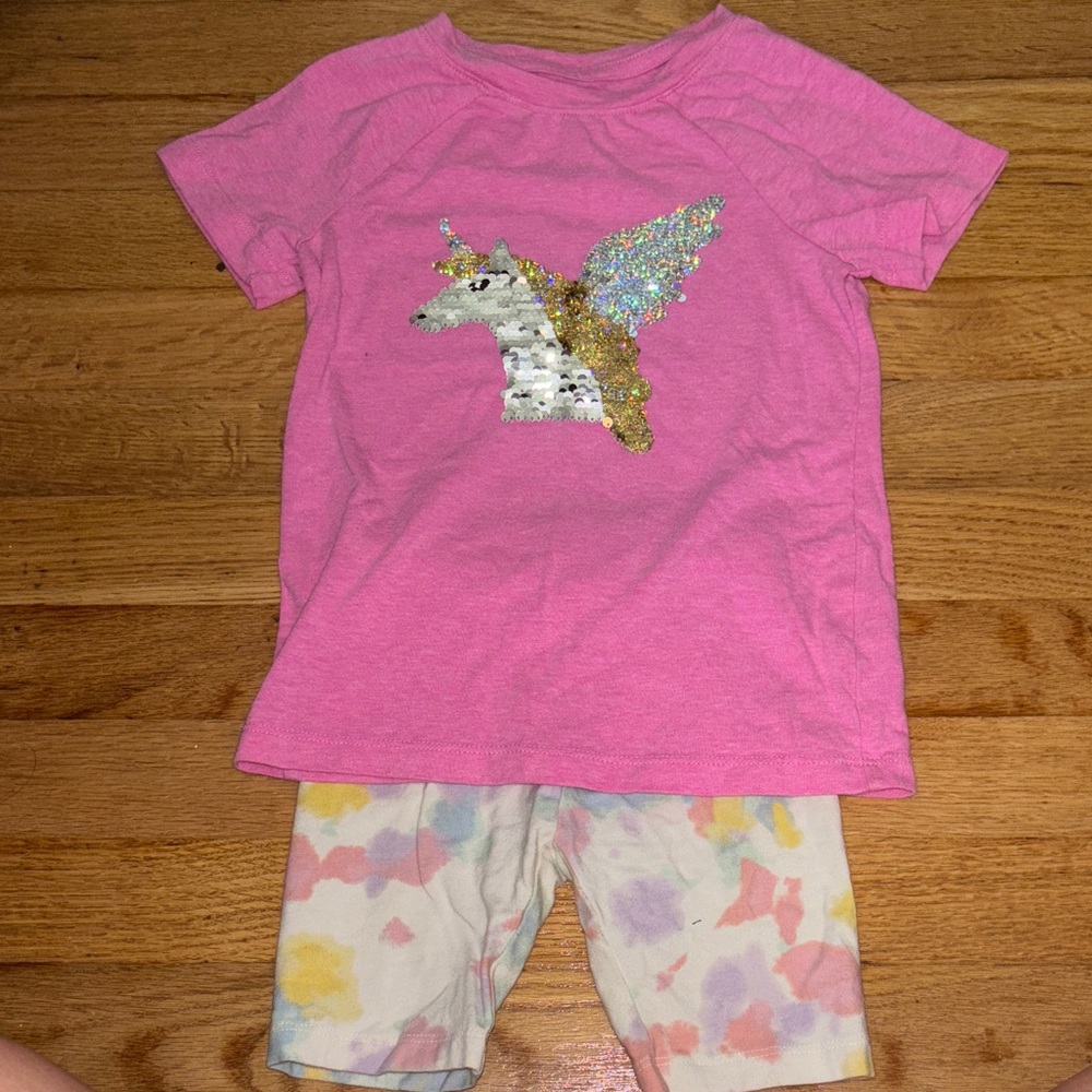 Pink Unicorn Kids Set pajamas